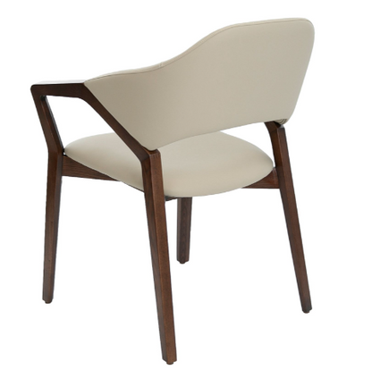 Silla de comedor moderna con reposabrazos